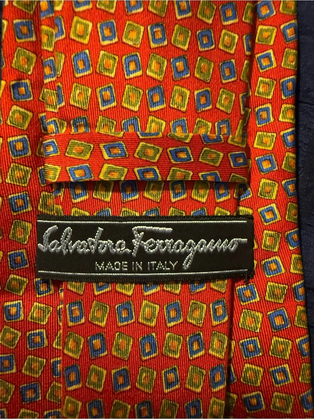 Salvatore Ferragamo bold orange